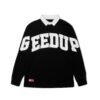 Geedup O/S Team Logo Rugby Jersey Black