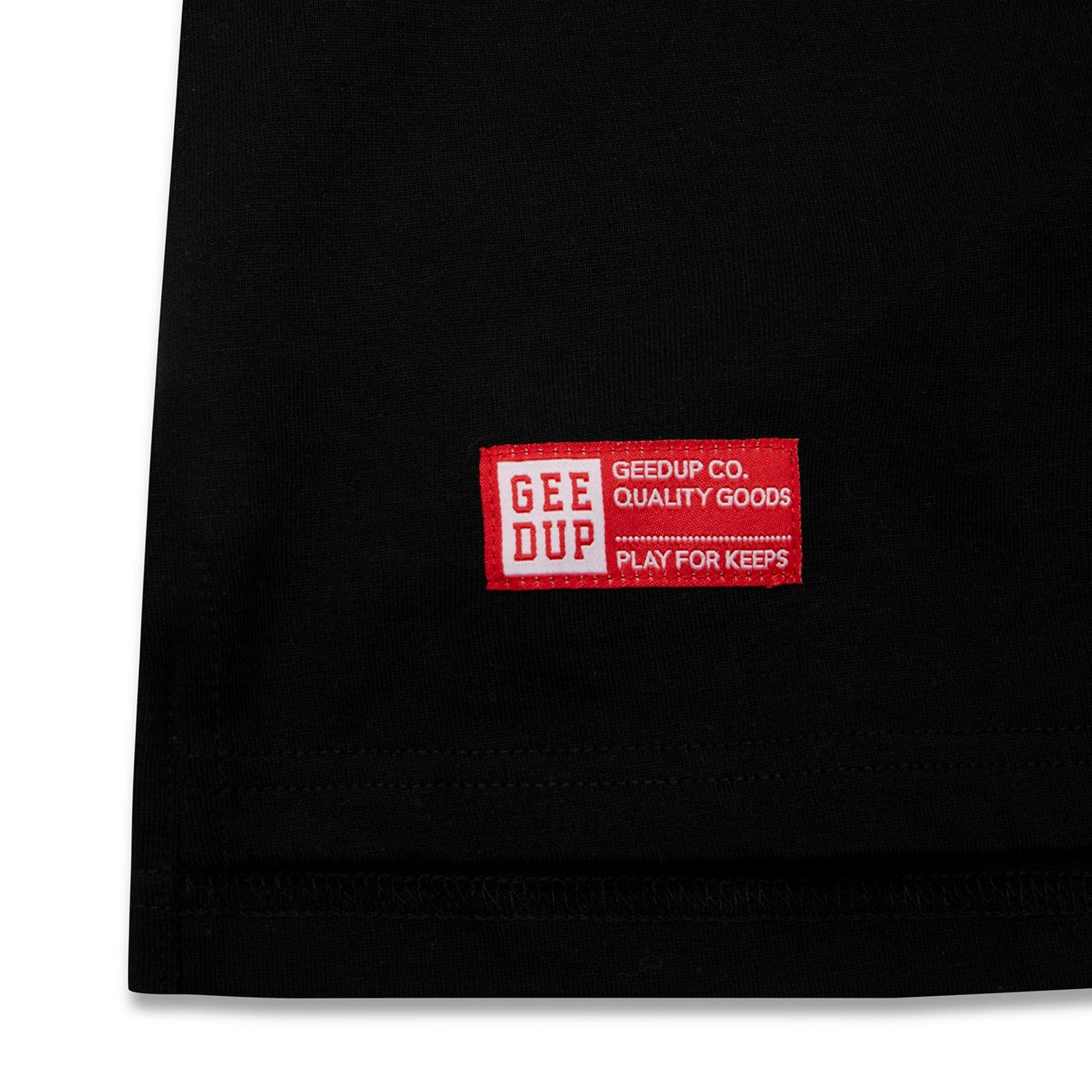 Geedup O/S Team Logo Rugby Jersey Black