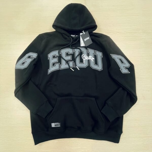 Geedup Hoodie Arch Black Grey