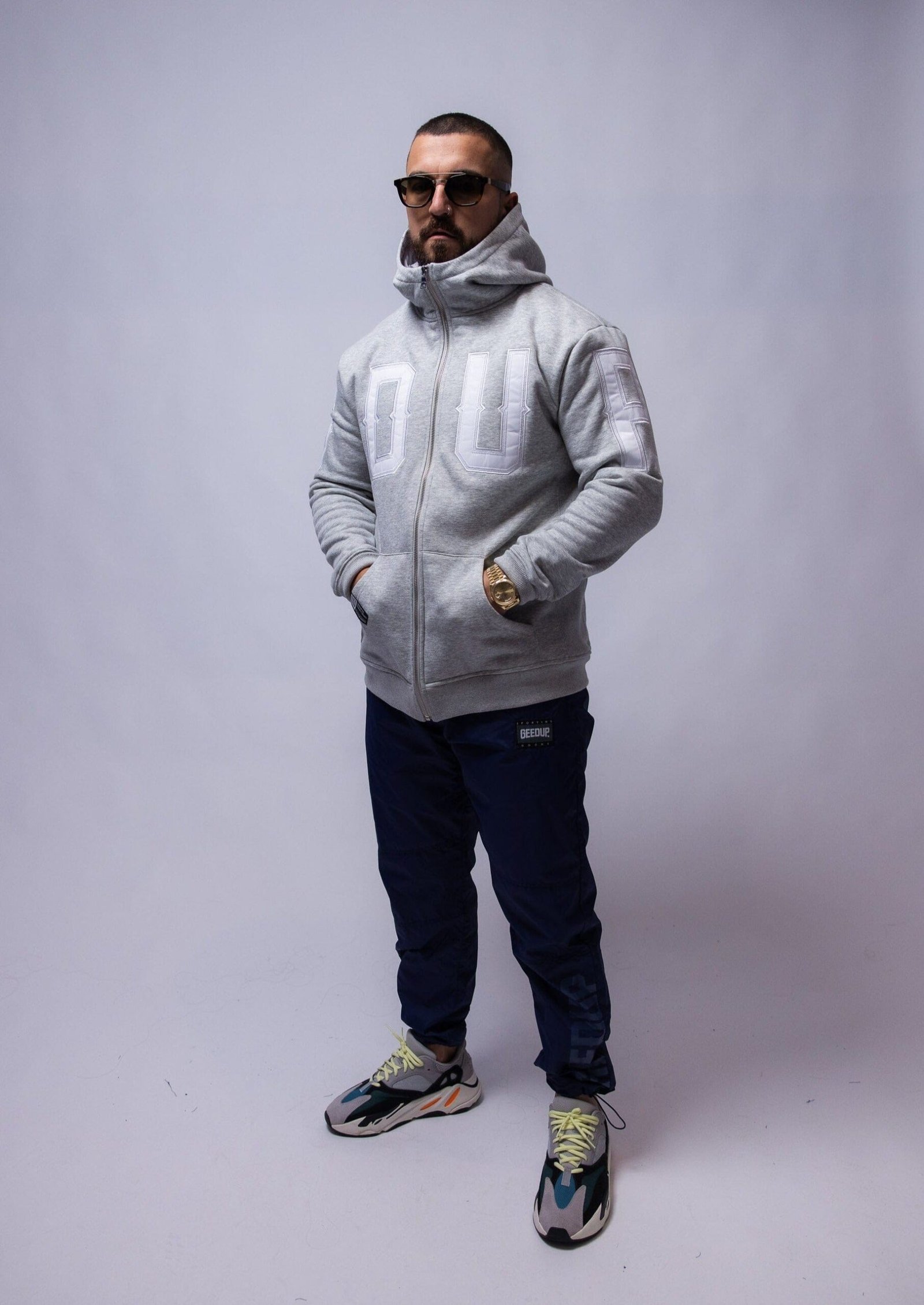 Geedup Tech Track Pants Navy