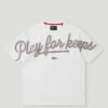 Geedup PFK Script T-Shirt White Grey