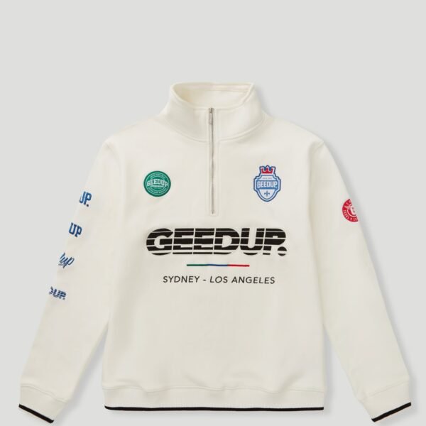 Geedup Sportsman Badges QTR ZIP Light Cream