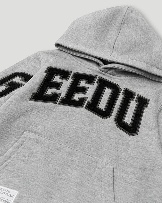 Geedup Team Logo Kids Tracksuit Grey Black
