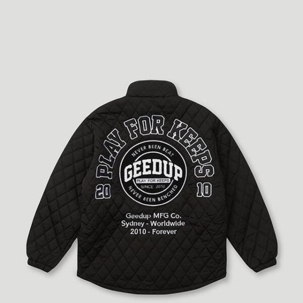 Geedup PFK Quilted Jacket Black
