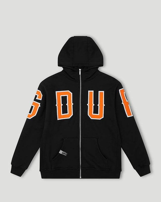 Geedup Tracksuit Black Orange