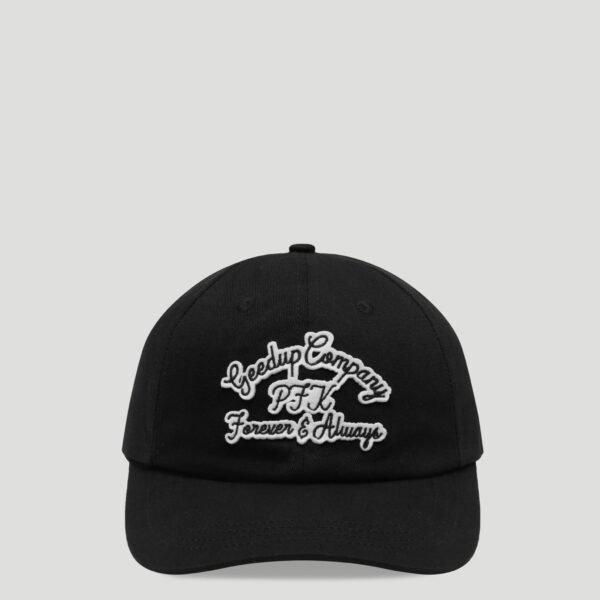 Geedup Company Hat Black White