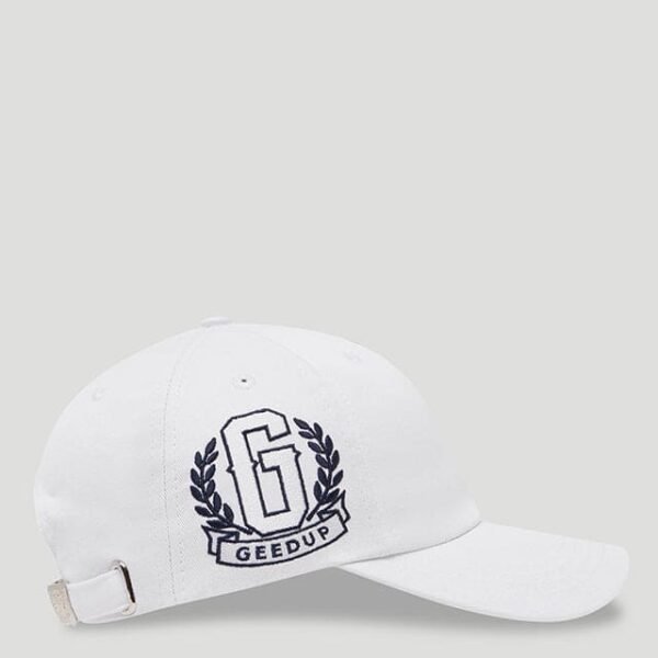 Geedup g Wreath Hat White Navy