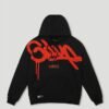 Geedup Handstyle Hoodie Black Burnt Orange
