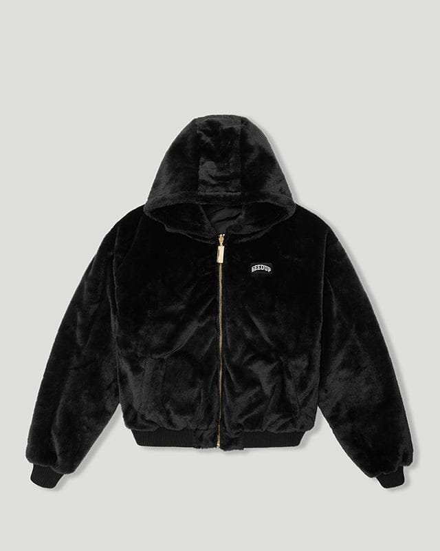 Geedup Handstyle Team Logo Bomber Black White