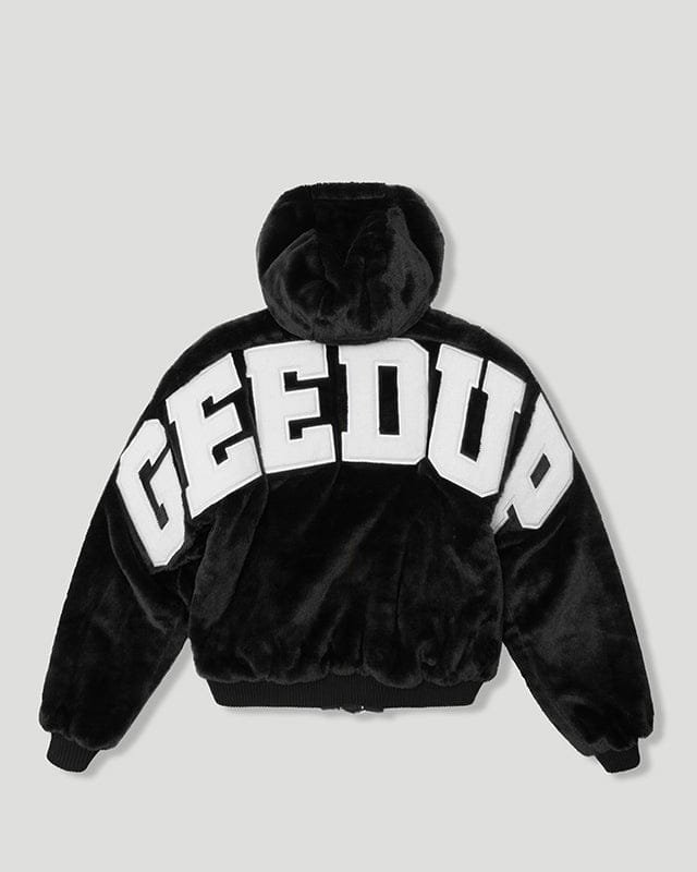 Geedup Handstyle Team Logo Bomber Black White