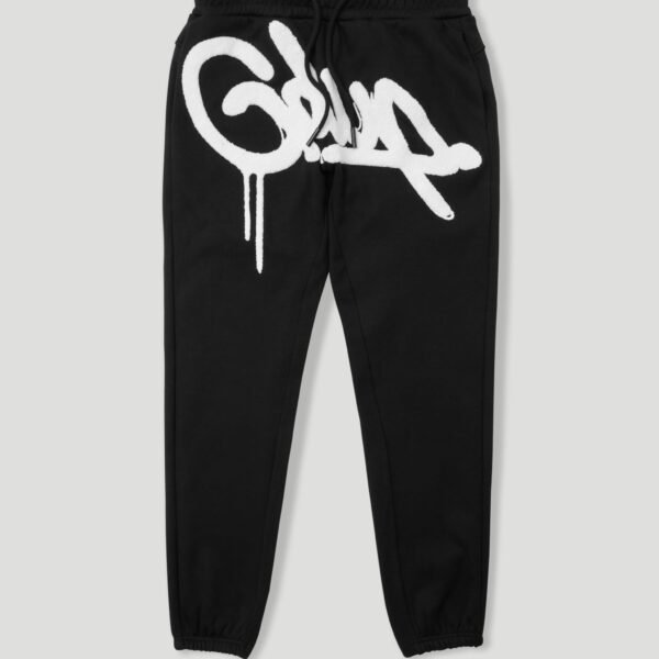 Geedup Handstyle Trackpants Black White