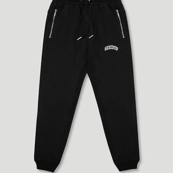 Geedup Team Logo Trackpants Black