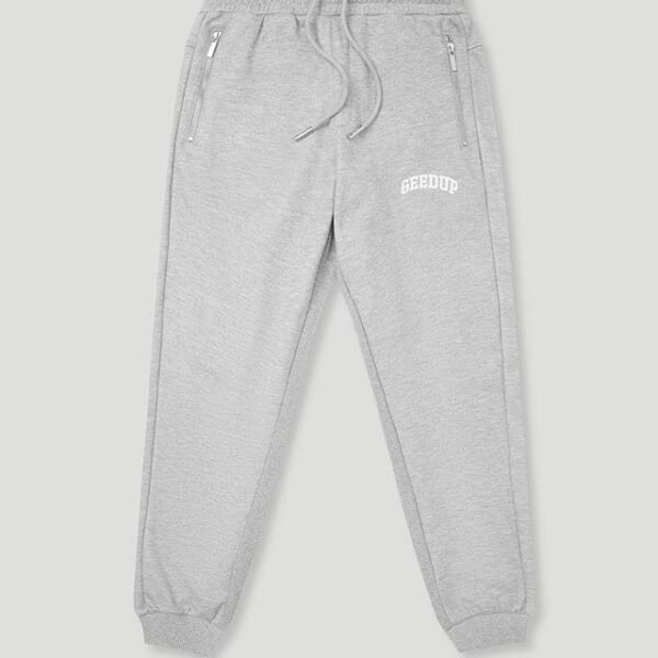 Geedup Team Logo Trackpants Grey Marle