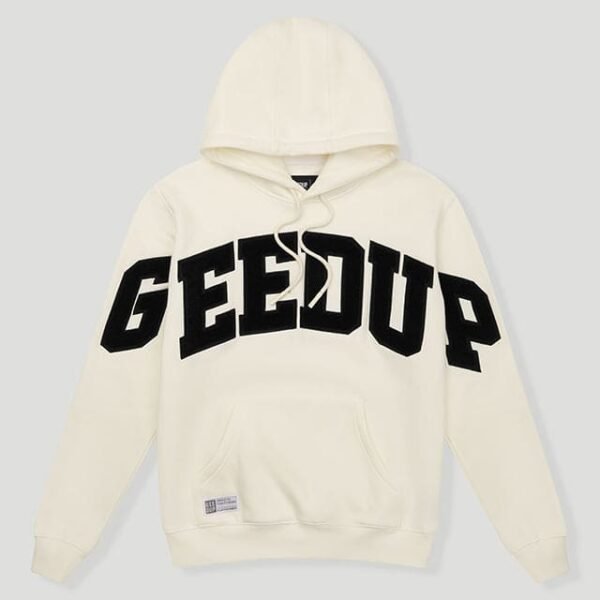 Geedup Team Logo Hoodie Buttercream Black
